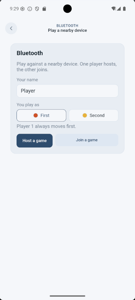 Bluetooth match setup