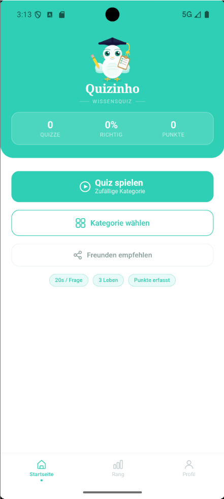 Startübersicht